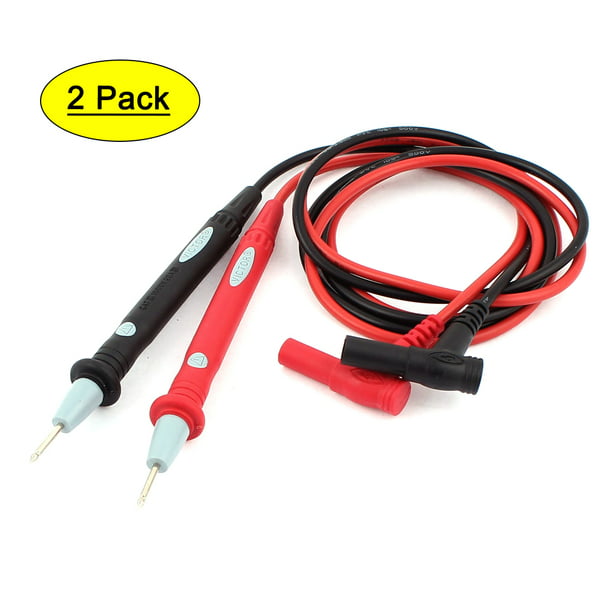 2Pcs Digital Multimeter Tester Probes with Replaceable Probe Tips